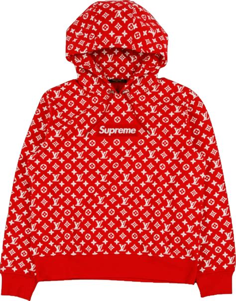 red supreme lv shirt|louis vuitton supreme foulard.